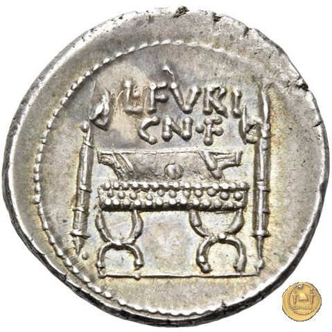 414/1 - denario L. Furius Cn.f. Brocchus 63 BC (Roma)