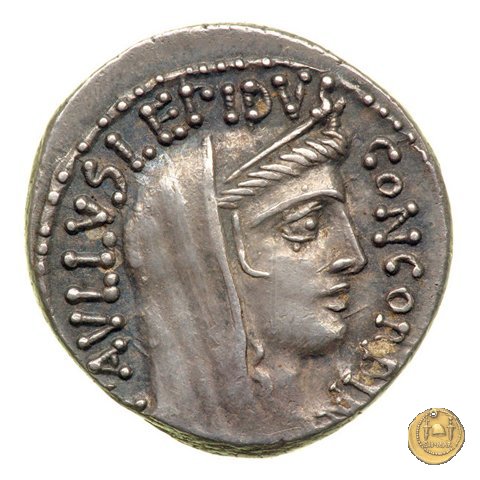 415/1 - denario L. Aemilius Lepidus Paullus 62 BC (Roma)