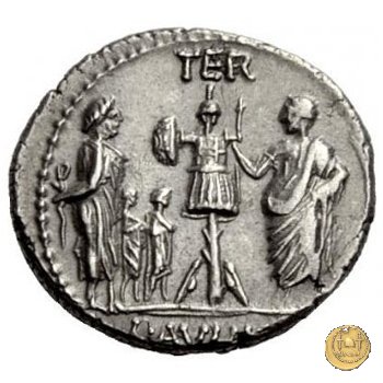 415/1 - denario L. Aemilius Lepidus Paullus 62 BC (Roma)