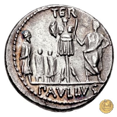 415/1 - denario L. Aemilius Lepidus Paullus 62 BC (Roma)