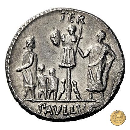 415/1 - denario L. Aemilius Lepidus Paullus 62 BC (Roma)