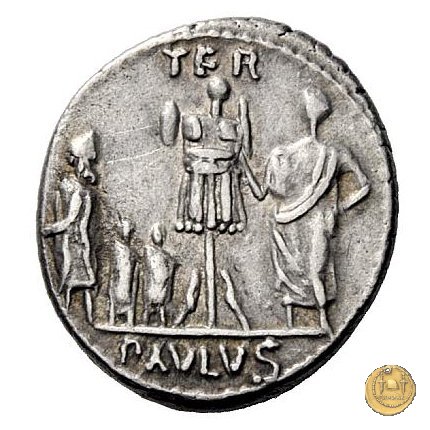 415/1 - denario L. Aemilius Lepidus Paullus 62 BC (Roma)