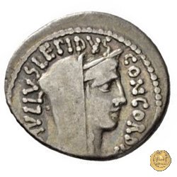 415/1 - denario L. Aemilius Lepidus Paullus 62 BC (Roma)