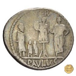 415/1 - denario L. Aemilius Lepidus Paullus 62 BC (Roma)