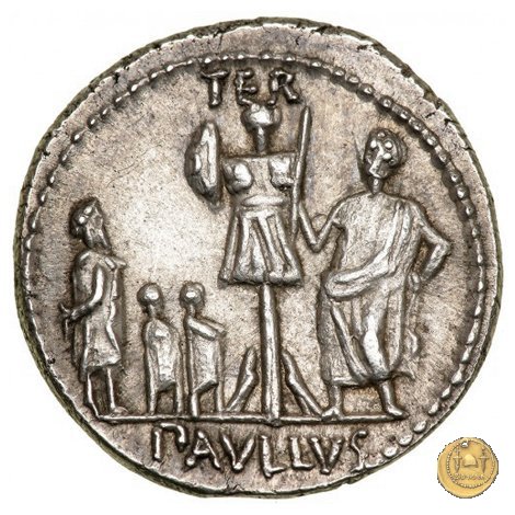 415/1 - denario L. Aemilius Lepidus Paullus 62 BC (Roma)