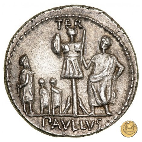 415/1 - denario L. Aemilius Lepidus Paullus 62 BC (Roma)