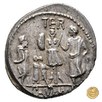 415/1 - denario L. Aemilius Lepidus Paullus 62 BC (Roma)