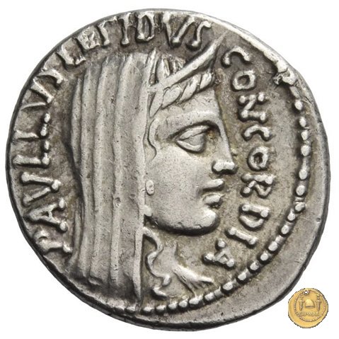 415/1 - denario L. Aemilius Lepidus Paullus 62 BC (Roma)