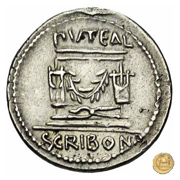 416/1 - denario L. Scribonius Libo 62 BC (Roma)