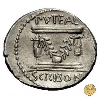 416/1 - denario L. Scribonius Libo 62 a.C. (Roma)