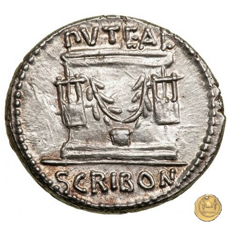 416/1 - denario L. Scribonius Libo 62 BC (Roma)