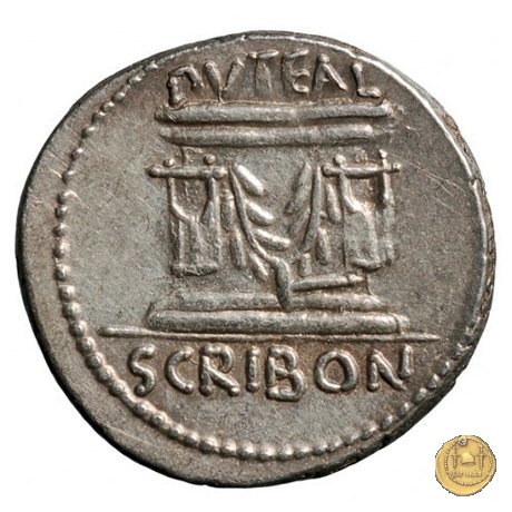 416/1 - denario L. Scribonius Libo 62 BC (Roma)