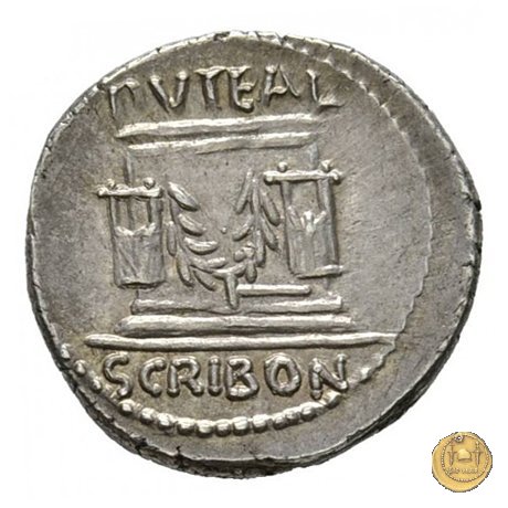 416/1 - denario L. Scribonius Libo 62 BC (Roma)