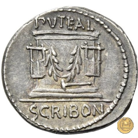 416/1 - denario L. Scribonius Libo 62 BC (Roma)