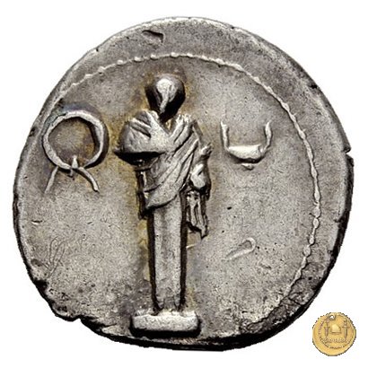 418/1 - denario M. (Calpurnius) Pupius Piso 61 BC (Roma)