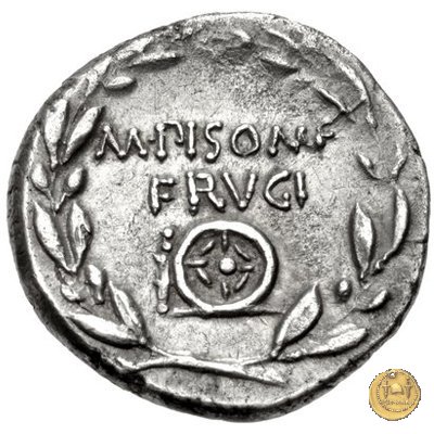 418/2 - denario M. (Calpurnius) Pupius Piso 61 BC (Roma)