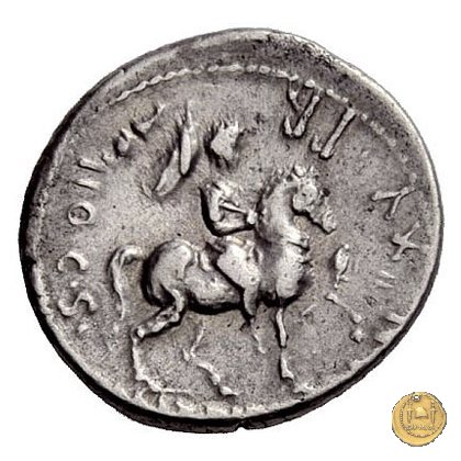 419/1 - denario M. Aemilius M.f.Q.n. Lepidus 61 BC (Roma)