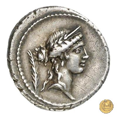 419/1 - denario M. Aemilius M.f.Q.n. Lepidus 61 BC (Roma)