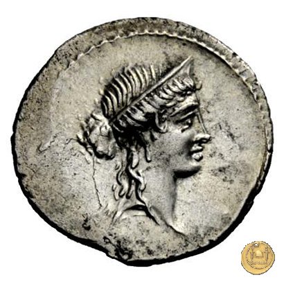 419/1 - denario M. Aemilius M.f.Q.n. Lepidus 61 BC (Roma)