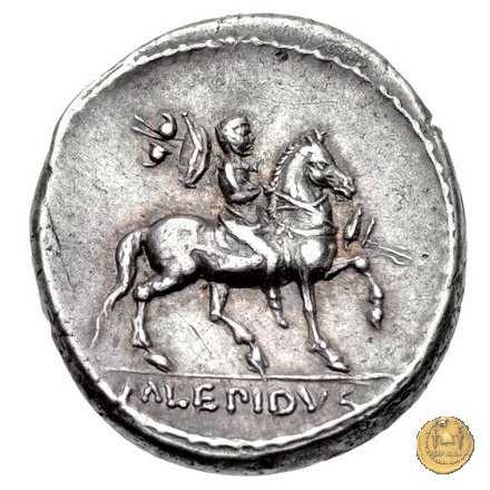 419/1 - denario M. Aemilius M.f.Q.n. Lepidus 61 BC (Roma)