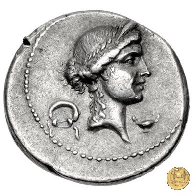 419/1 - denario M. Aemilius M.f.Q.n. Lepidus 61 BC (Roma)