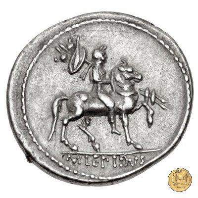 419/1 - denario M. Aemilius M.f.Q.n. Lepidus 61 BC (Roma)