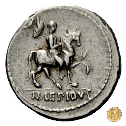 419/1 - denario M. Aemilius M.f.Q.n. Lepidus 61 BC (Roma)