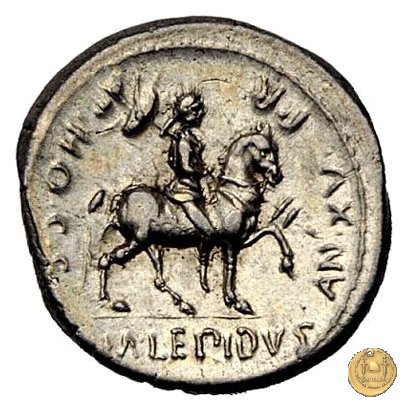 419/1 - denario M. Aemilius M.f.Q.n. Lepidus 61 BC (Roma)