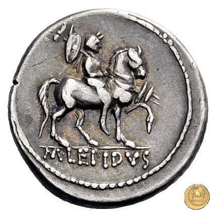 419/1 - denario M. Aemilius M.f.Q.n. Lepidus 61 BC (Roma)