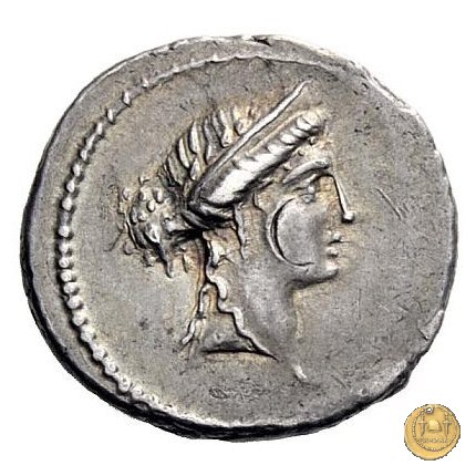 419/1 - denario M. Aemilius M.f.Q.n. Lepidus 61 BC (Roma)