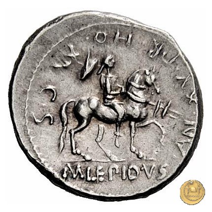 419/1 - denario M. Aemilius M.f.Q.n. Lepidus 61 BC (Roma)