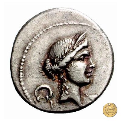 419/1 - denario M. Aemilius M.f.Q.n. Lepidus 61 BC (Roma)