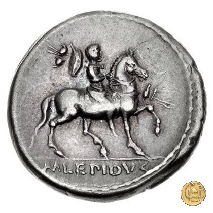 419/1 - denario M. Aemilius M.f.Q.n. Lepidus 61 BC (Roma)