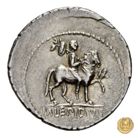 419/1 - denario M. Aemilius M.f.Q.n. Lepidus 61 BC (Roma)