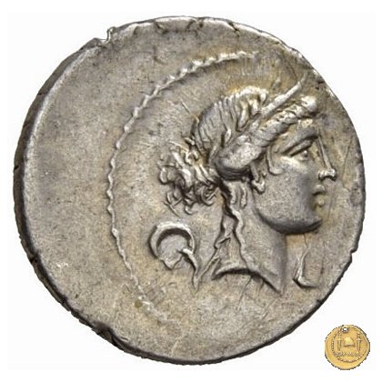 419/1 - denario M. Aemilius M.f.Q.n. Lepidus 61 BC (Roma)