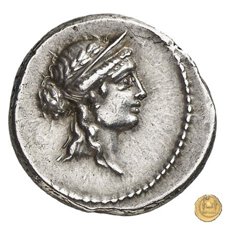 419/1 - denario M. Aemilius M.f.Q.n. Lepidus 61 BC (Roma)