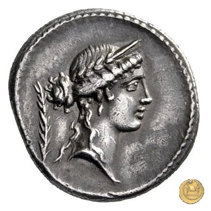 419/1 - denario M. Aemilius M.f.Q.n. Lepidus 61 BC (Roma)