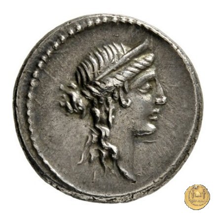 419/1 - denario M. Aemilius M.f.Q.n. Lepidus 61 BC (Roma)