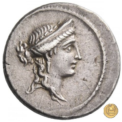 419/1 - denario M. Aemilius M.f.Q.n. Lepidus 61 BC (Roma)