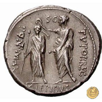 419/2 - denario M. Aemilius M.f.Q.n. Lepidus 61 BC (Roma)