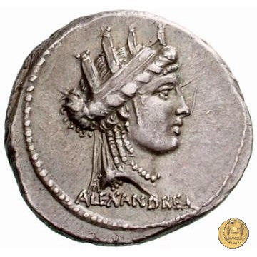 419/2 - denario M. Aemilius M.f.Q.n. Lepidus 61 BC (Roma)