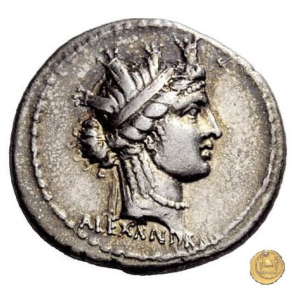 419/2 - denario M. Aemilius M.f.Q.n. Lepidus 61 BC (Roma)