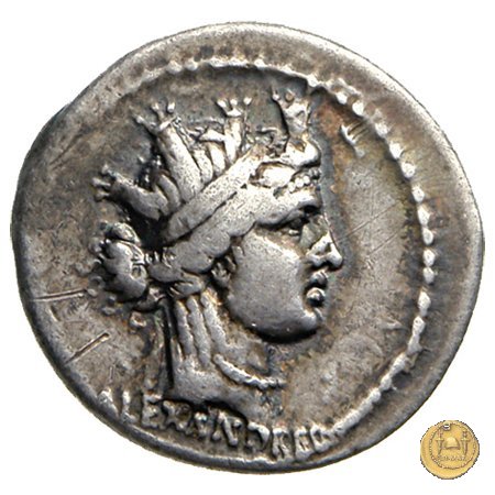 419/2 - denario M. Aemilius M.f.Q.n. Lepidus 61 BC (Roma)