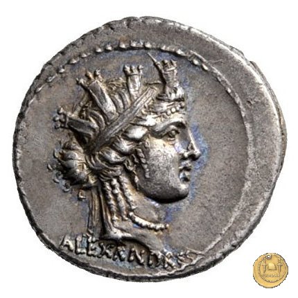 419/2 - denario M. Aemilius M.f.Q.n. Lepidus 61 BC (Roma)