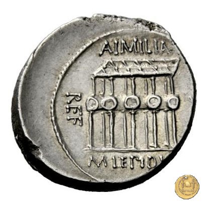 419/3 - denario M. Aemilius M.f.Q.n. Lepidus 61 BC (Roma)