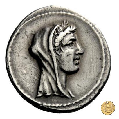 419/3 - denario M. Aemilius M.f.Q.n. Lepidus 61 BC (Roma)