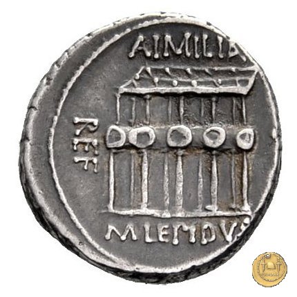 419/3 - denario M. Aemilius M.f.Q.n. Lepidus 61 BC (Roma)