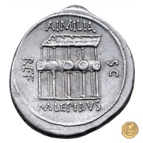 419/3 - denario M. Aemilius M.f.Q.n. Lepidus 61 BC (Roma)