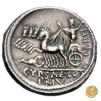 420/1 - denario P. Plautius Hypsaeus 60 BC (Roma)