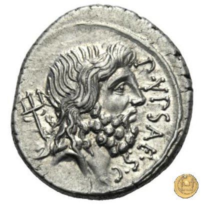 420/1 - denario P. Plautius Hypsaeus 60 BC (Roma)